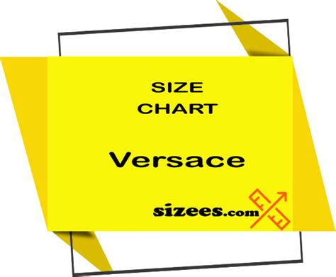 versace 38|Versace size chart.